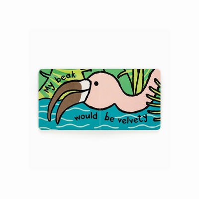 Jellycat If I Were A Flamingo Board Books Australia | 839264XAS